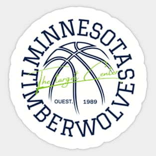 timberwolves Sticker